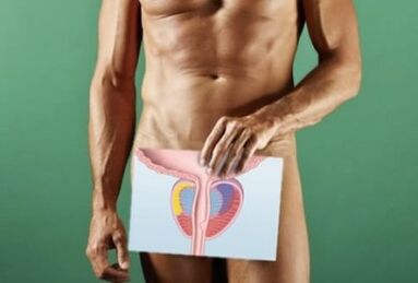 Mudança de próstata com prostatite
