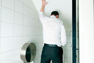 Problemas com micção com prostatite