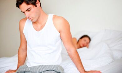 falta de potência com prostatite
